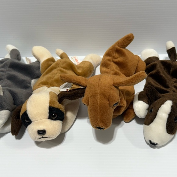 Puppy Dog Lot of 14 TY Beanie Babies Plush Toys Collection - Picture 8 of 9